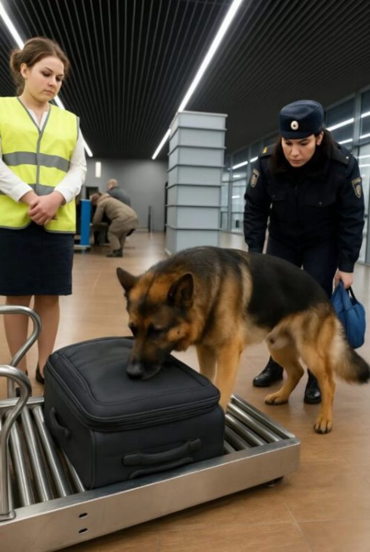 🐾✈️ Օդանավակայանի հերոսը. Ինչպե՞ս ծառայողական շունը փրկեց աղջկա կյանքը ճամպրուկից