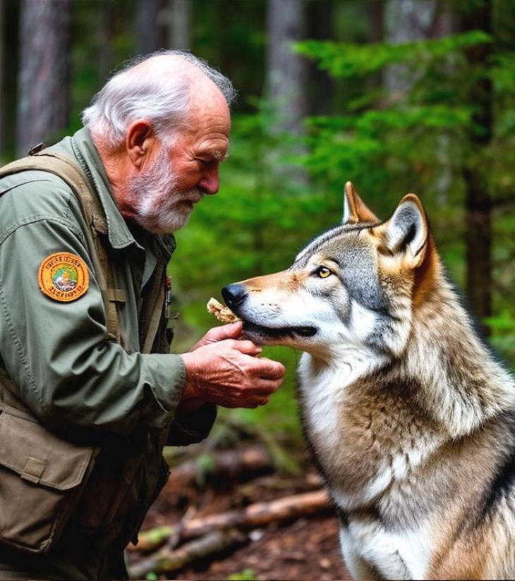 🐺 Մի՛շտ հիշի՛ր՝ բարությունը վերադառնում է ամենաանսպասելի ձևով։ Ձմռանը անտառապահը կերակրում էր հյուծված գայլուհուն, իսկ ամռանը նա եկավ նրա դռան մոտ՝ անակնկալ «նվերով»։