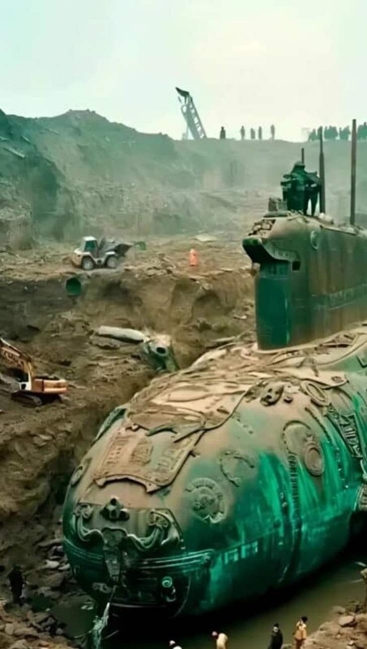 🚢 😱 Գիտնականները անապատի մեջտեղում հին սուզանավ են հայտնաբերել․ բոլորը ցնցված էին՝ տեսնելով, թե ինչ կար սուզանավի ներսում