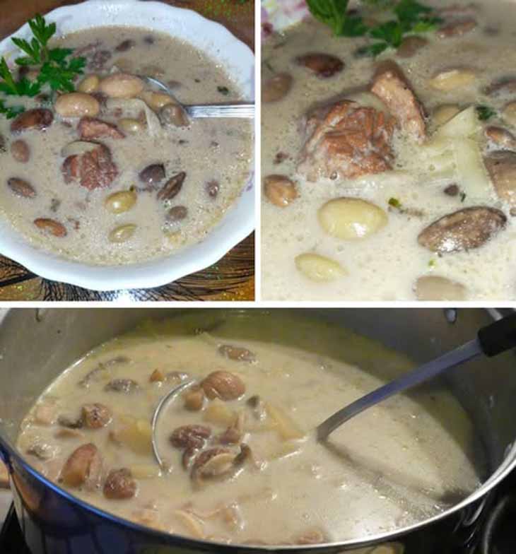 🍲 Հին ավանդական ուտեստ՝ լոբի մսով, պատրաստված հատուկ ձևով՝ «պիդբիվանա»։