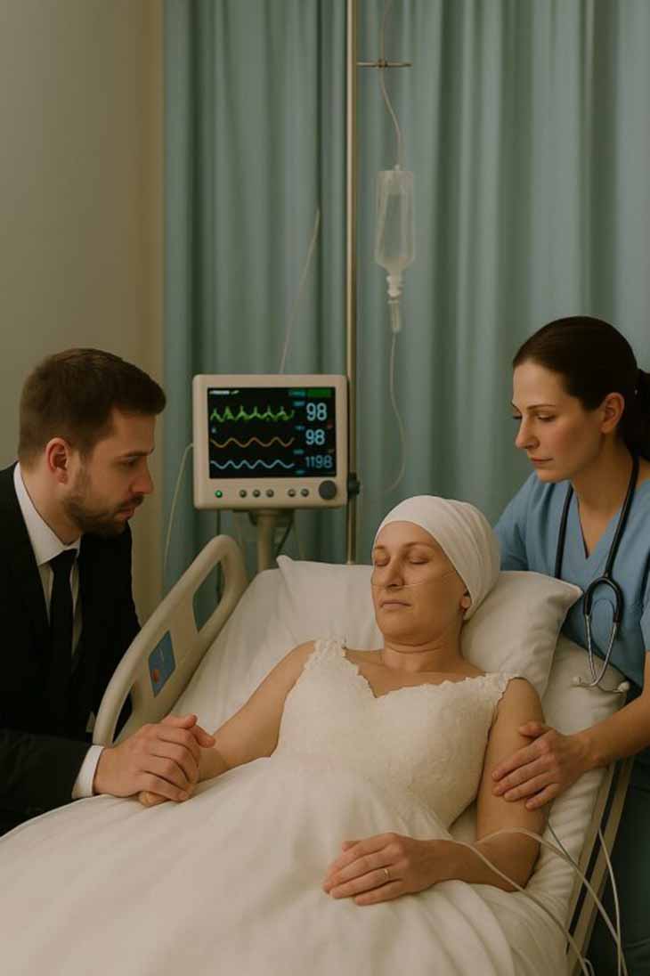 💔 Նա ամուսնացավ իր կյանքի սիրո հետ, երբ կինը մահանում էր հիվանդանոցի մահճակալին։ Բայց այն, ինչ տեղի ունեցավ ընդամենը մի քանի ժամ անց, զարմացրեց բոլորին։