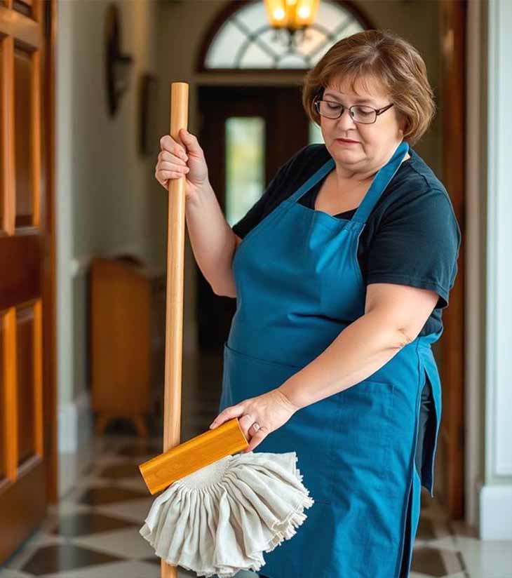 Աղբահավաքուհին ձանձրացել էր, որ դստերը դպրոցում ծաղրում էին։ Ժողովին ներկայանալով՝ նա բոլորին նրբագեղորեն տեղը դրեց։