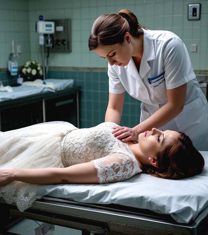 😱👰 Նա մահացավ սպիտակ զգեստով։ Բայց դիահերձարանի աշխատակցուհին նկատեց՝ նրա այտերը վառվում են, ինչպես կենդանիի։ Ինչ տեղի ունեցավ այն հարսանիքին, որը բոլորը կատարյալ էին համարում։