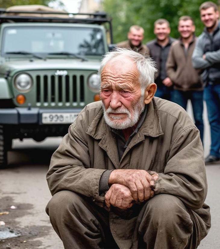 «Պապիկ, պարիր, մենք քեզ կվճարենք», — ծիծաղելով պահանջում էին մաժորները։ Բայց շուտով իրենք ստիպված եղան համբուրել կեղտը ծերունու ոտքերի տակ։