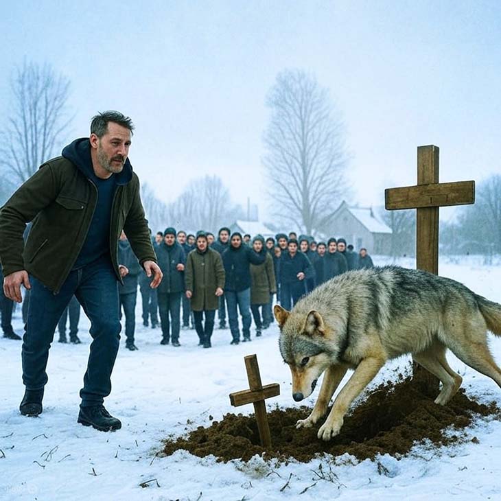 🐺 Գայլն ընտանիքի աչքի առաջ բացեց գերեզմանը… Այն, ինչ կար ներսում, ցնցեց բոլորին…