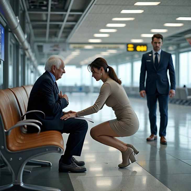 Սովորական կինը չեղարկեց իր թռիչքը՝ օգնելու տարեց տղամարդուն, չիմանալով, թե ով է նա…