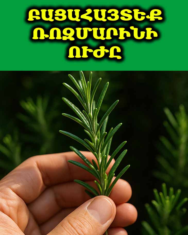 🌱 Դեն մի նետեք այս խոտաբույսը։ Բացահայտեք ռոզմարինի անհավանական բուժիչ ուժը և թե ինչպես այն կօգնի ցավազրկել։