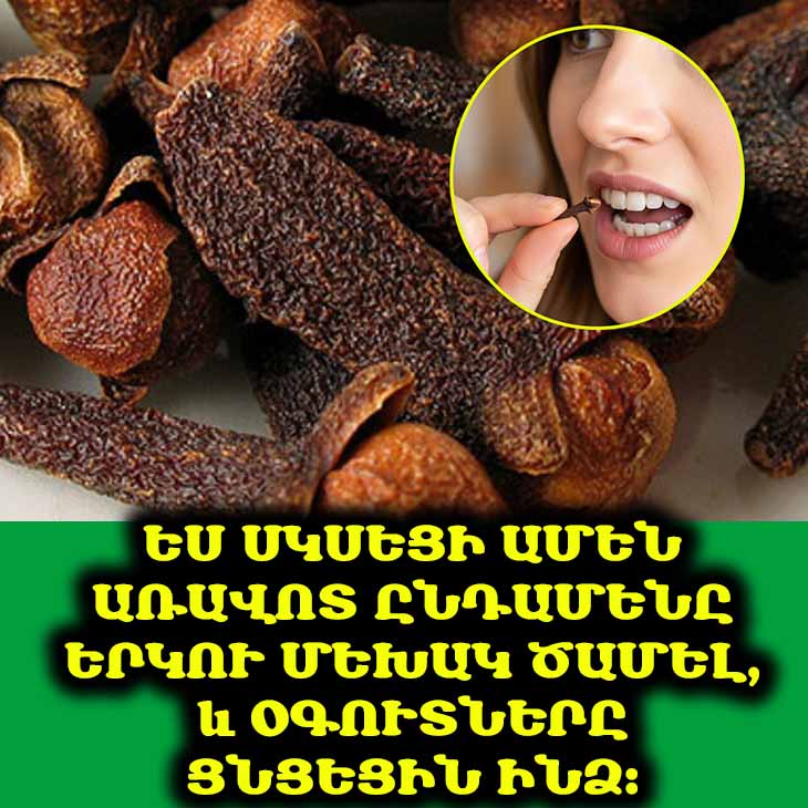 🌶️ Մեխակի ուժը. Օգտակար հատկությունները, կիրառումը և տարածված սխալները