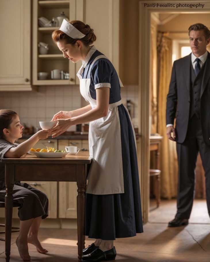 Մաքրուհին անտուն տղային խոհանոցից մի ափսե տաք ուտելիք տվեց՝ ռիսկի տակ դնելով իր աշխատանքը կորցնելը։ Նա վստահ էր, որ ոչ ոք դա չի տեսել։ Բայց այդ օրը նրա տերը տուն վերադարձավ շուտ՝ և այն, ինչ նա տեսավ, զրկեց նրան խոսքի պարգևից։ 😲