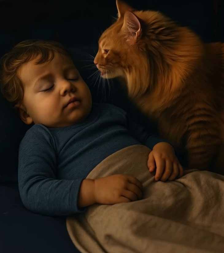 🐱🐈 Գիշերները կատուն տարօրինակ կերպով մռնչում էր փոքրիկ աղջկա վրա. ծնողները տեսախցիկ տեղադրեցին՝ պատճառը հասկանալու համար և ապշեցին տեսածից 😱