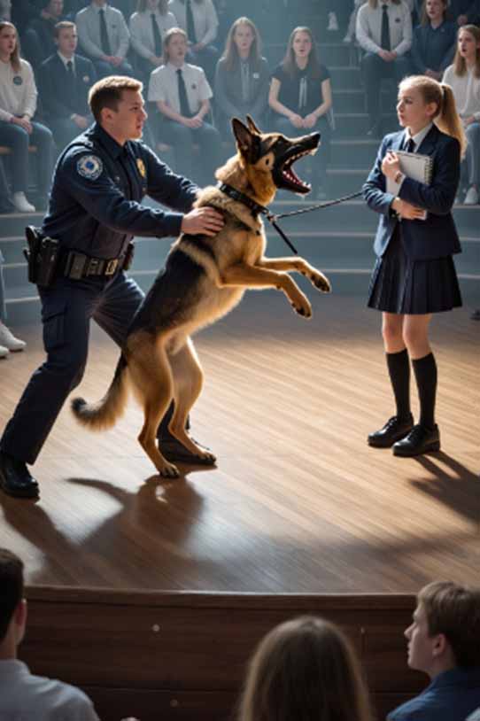 Շան 🐕‍🦺 Ճշմարտությունը՝ Ոստիկանական Շունը Հանկարծակի Ցատկեց Դեպի 16-Ամյա Աշակերտուհին և Բարձր Հաչեց. Երբ Սպաները Վերցրին Նրա Մատնահետքերը, Բացահայտեցին Տարօրինակ Բան 🤯