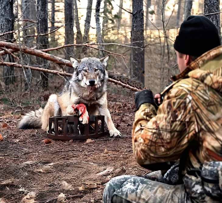 🐺 Գայլը նայում էր աչքերիս և օգնություն խնդրում: Որսորդի արածը ձեզ սարսափով կսառեցնի... 🥶