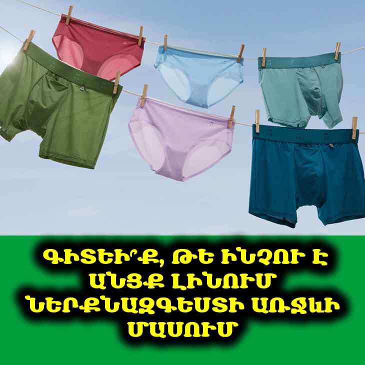 Ինչու՞ է անցք լինում տղամարդկանց ներքնազգեստի առջեւի մասում: 🤔