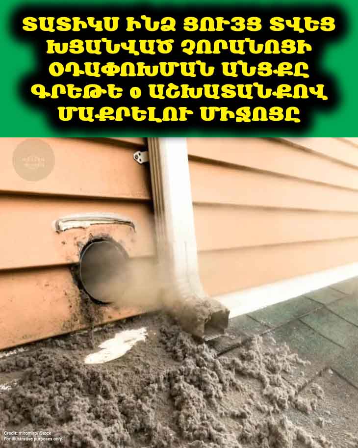 👵🏼 Տատիկի զարմանալիորեն պարզ հնարքը չորանոցի օդափոխման անցքը մաքրելու համար 🧺