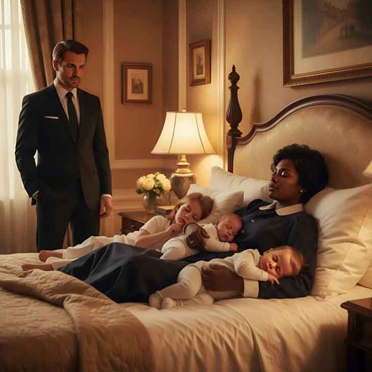 Ոչ մի դայակ մեկ օր անգամ չէր դիմանում միլիոնատիրոջ եռյակի հետ... 😳 Մինչև որ եկավ այս սևամորթ կինը և արեց այն, ինչ ոչ ոք չէր կարող։ 🤯❤️🙏