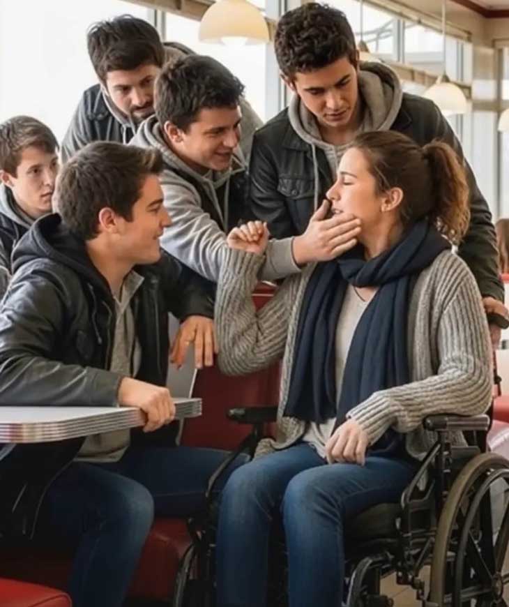 «Տղաները ծաղրում էին հաշմանդամություն ունեցող աղջկան 😥... մինչև մի ծերունի ոտքի կանգնեց, և ամբողջ սրճարանը սառեց լռությունից» 😲💔🙏