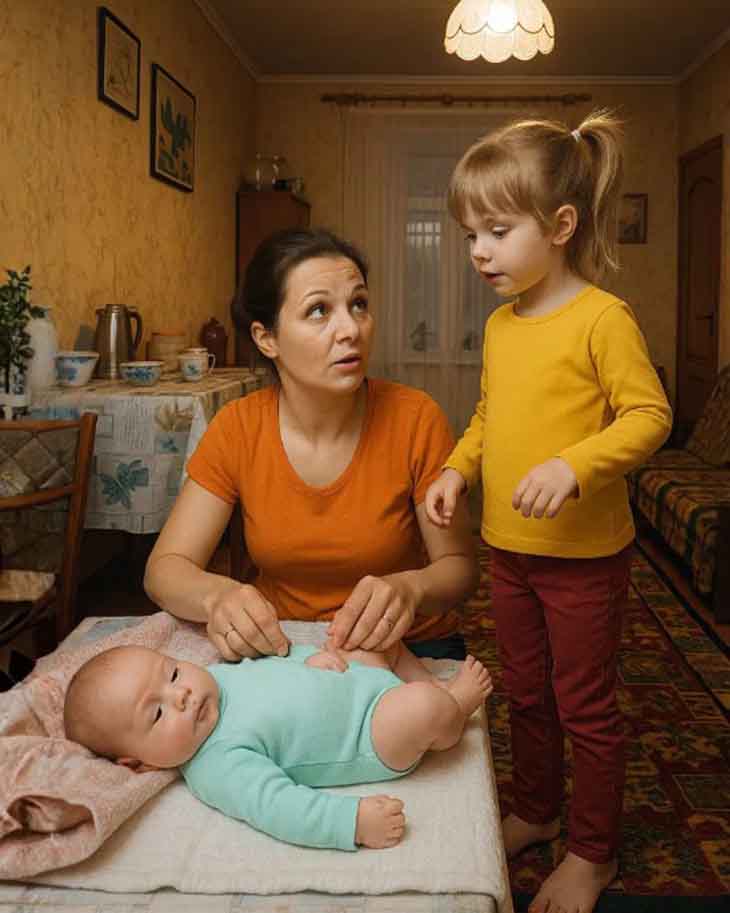 «Մա՛մ, այս ի՞նչ է»։ 6-ամյա աղջիկս սարսափով մատնացույց արեց քրոջս նորածին երեխայի մարմինը։ Այն, ինչ տեսա, ինձ սառեցրեց։ 😥💔