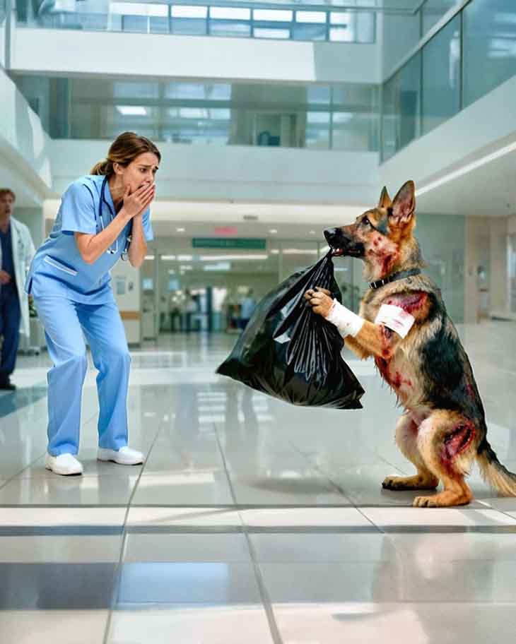 😲🐶‼️ Շունը սև տոպրակը հիվանդանոց հասցրեց։ Բժիշկները բացեցին այն ու ուղղակի քարացան… 😲😲😲