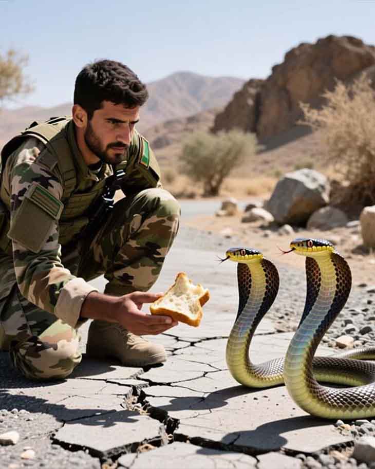 🐍Զինվորը օձի ձագերի էր կերակրում... և չէր էլ կասկածում, որ դա իր կյանքն է փրկելու 😯🙏