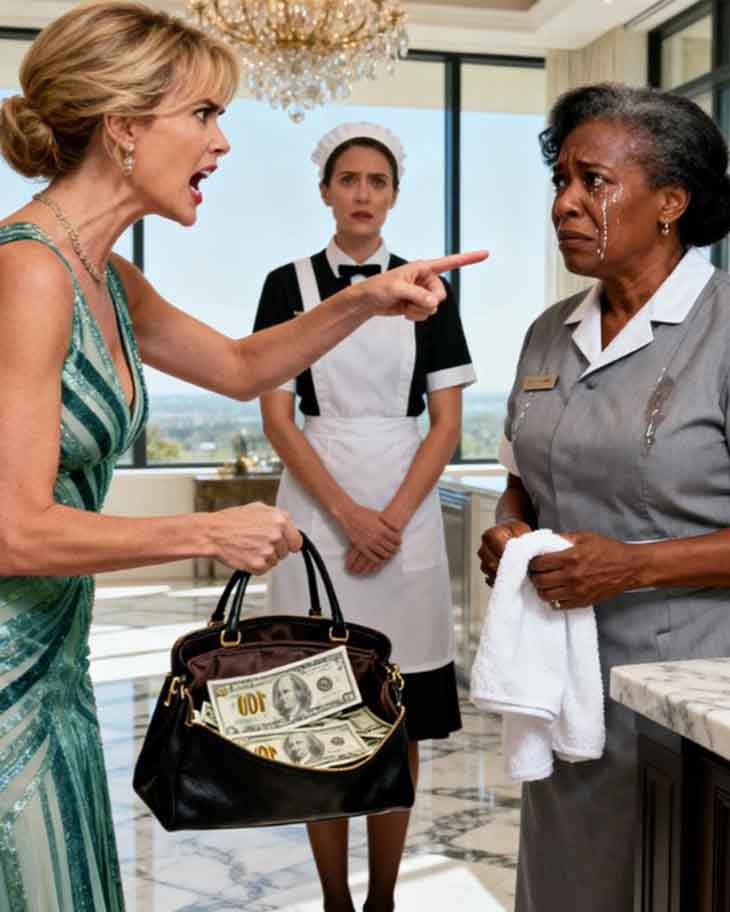 «Միլիարդատերն անմեղ սևամորթ սպասուհուն մեղադրեց գողության մեջ և հեռացրեց աշխատանքից։ 🚫💰 Սակայն թաքնված տեսախցիկի տեսագրությունը բացահայտեց մի ճշմարտություն, որից բոլորը քարացան...» 😲