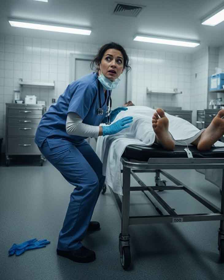 «Ոչ ոք չի տեսնում»։ 🤫 Բուժքույրը դիահերձարանում պատրաստվում էր գողանալ «մահացածի» թանկարժեք մատանին 💍, երբ հանկարծ դին շարժվեց... 😱🥶