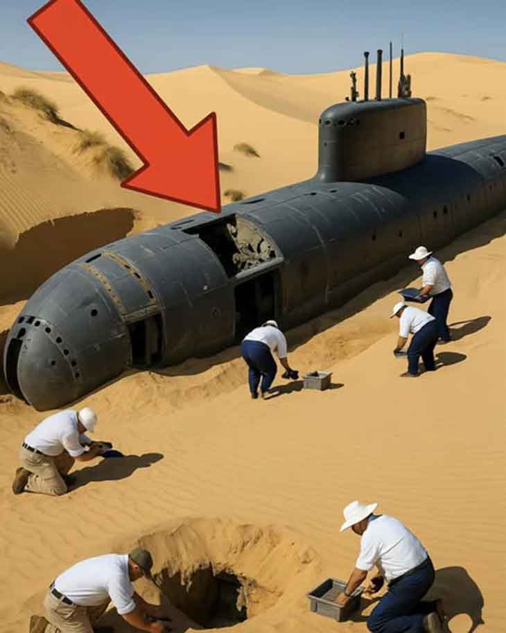 Գիտնականները սուզանավ են գտել անապատի մեջտեղում 🏜️։ Նրանք քարացել են՝ տեսնելով, թե ինչ կա ներսում... 🤫🤯