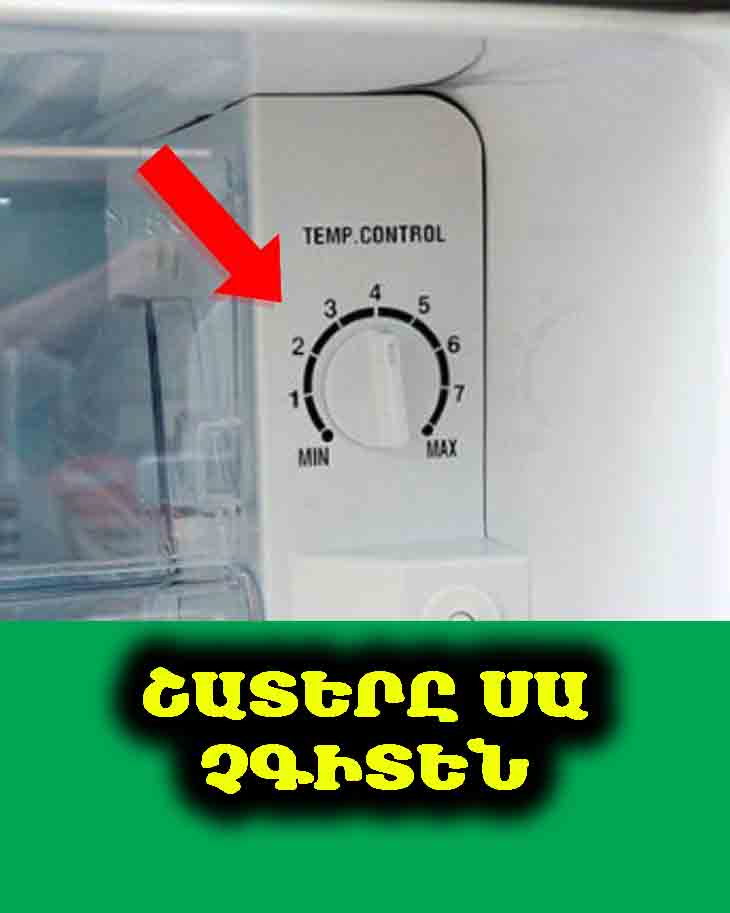 ❄️ Սառնարանն ունի մի փոքրիկ կոճակ, որը կարող է միլիոններ խնայել էլեկտրաէներգիայի վճարներից. շատերը սա չգիտեն ❄️