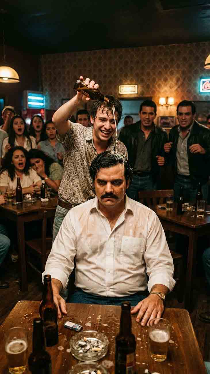 🍺 Գարեջուրը թափեց Պաբլո Էսկոբարի գլխին. այն, ինչ տեղի ունեցավ հետո, երբեք չի մոռացվի 😱