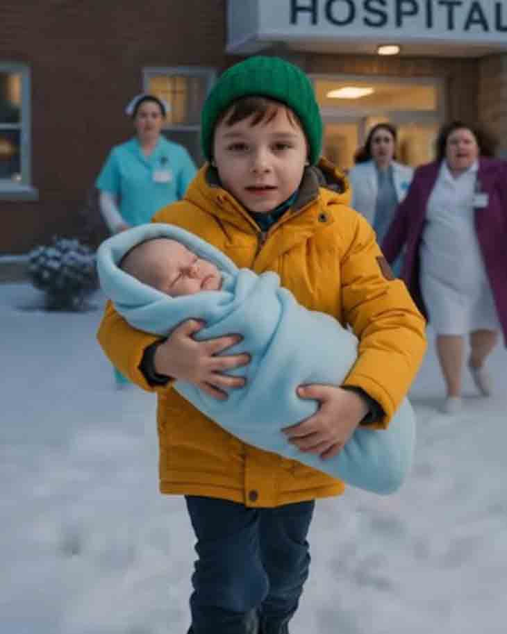 🚑 Խուճապ սկսվեց ծննդատանը, երբ վեցամյա տղան գաղտնի վերցրեց նորածին քրոջը և ձմռան կեսին վազեց դուրս՝ փողոց։ Բժիշկները սարսափահար էին, երբ հասկացան, թե ինչու էր երեխան այդպես վարվել։ 🚑
