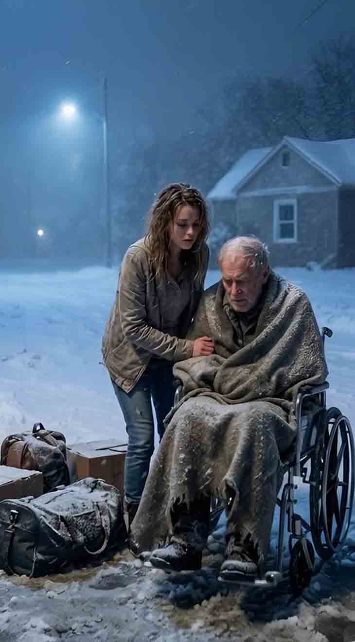 Ծնողներս ստիպեցին ինձ պապիկիս հետ դուրս գալ Սուրբ Ծննդյան գիշերվա ձնաբքին՝ ասելով, որ մի օր մենք աղաչելով հետ ենք գալու... մինչև որ երկաթե դարպասները բացվեցին, և տեսախցիկները սկսեցին նկարել՝ բացահայտելով, որ նա գաղտնի միլիոնատեր է, ով պատրաստվում էր բացահայտել յուրաքանչյուր սուտ, յուրաքանչյուր գողացված դոլար և յուրաքանչյուր դաժան բառ, որ ասել էին մեր մասին...