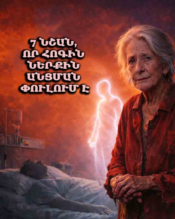 7 ՆՇԱՆ, ՈՐ ՀՈԳԻՆ ՆԵՐՔԻՆ ԱՆՑՄԱՆ ՓՈՒԼՈՒՄ Է