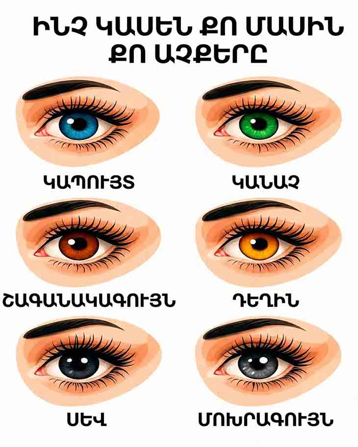 Ի՞ՆՉ Է ՊԱՏՄՈՒՄ ԱՉՔԵՐԻ ԳՈՒՅՆԸ ՁԵՐ ԲՆԱՎՈՐՈՒԹՅԱՆ ՄԱՍԻՆ. ԲԱՑԱՀԱՅՏԵՔ ԹԱՔՆՎԱԾ ԳԱՂՏՆԻՔՆԵՐԸ