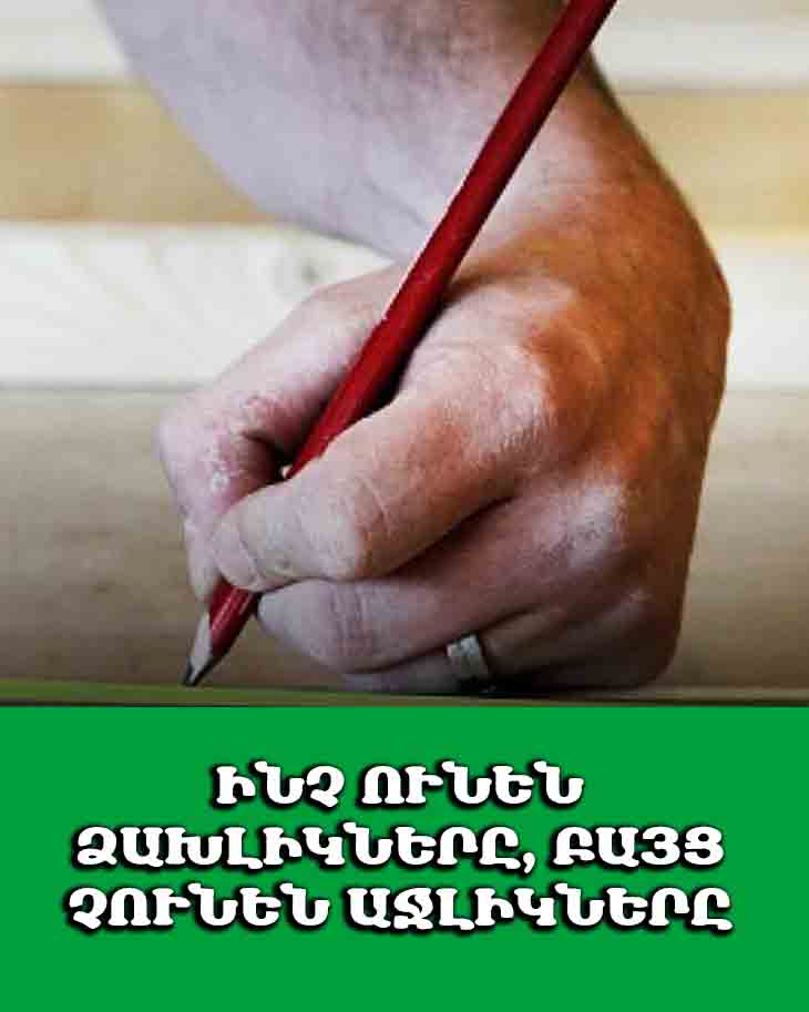 🧠 ԱՅՆ ԱՄԵՆԸ, ԻՆՉ ՈՒՆԵՆ ՁԱԽԼԻԿՆԵՐԸ, ԲԱՅՑ ՉՈՒՆԵՆ ԱՋԼԻԿՆԵՐԸ 🧠