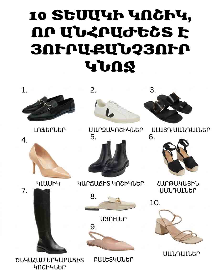 👠 ՁԵՐ ԸՆՏՐԱԾ ԿՈՇԻԿՆԵՐԸ ԲԱՑԱՀԱՅՏՈՒՄ ԵՆ, ԹԵ ԻՆՉՊԻՍԻ ԿԻՆ ԵՔ ԴՈՒՔ 👠