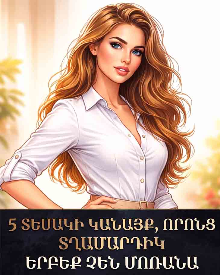 💖 5 ՏԵՍԱԿԻ ԿԱՆԱՅՔ, ՈՐՈՆՑ ՏՂԱՄԱՐԴԻԿ ԵՐԲԵՔ ՉԵՆ ՄՈՌԱՆՈՒՄ 💖