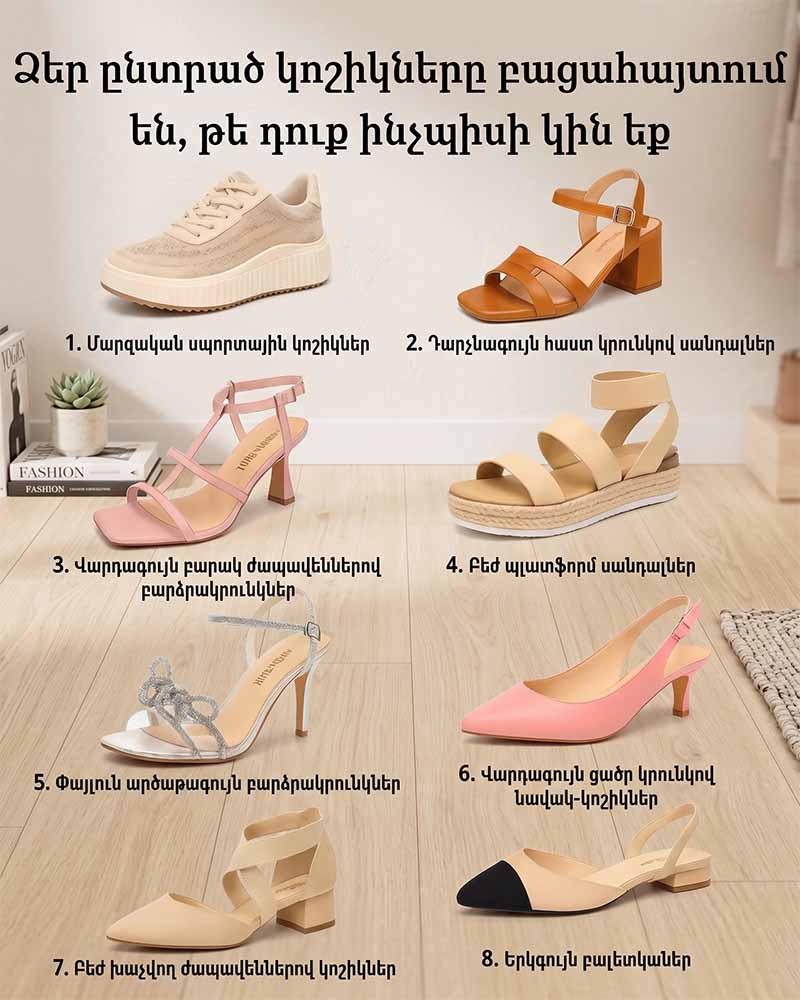 👠 ԱՅՆ, ԻՆՉ ՁԵՐ ՍԻՐԵԼԻ ԿՈՇԻԿՆԵՐԸ ԿՊԱՏՄԵՆ ՁԵՐ ԻՐԱԿԱՆ ԲՆԱՎՈՐՈՒԹՅԱՆ ՄԱՍԻՆ 👠