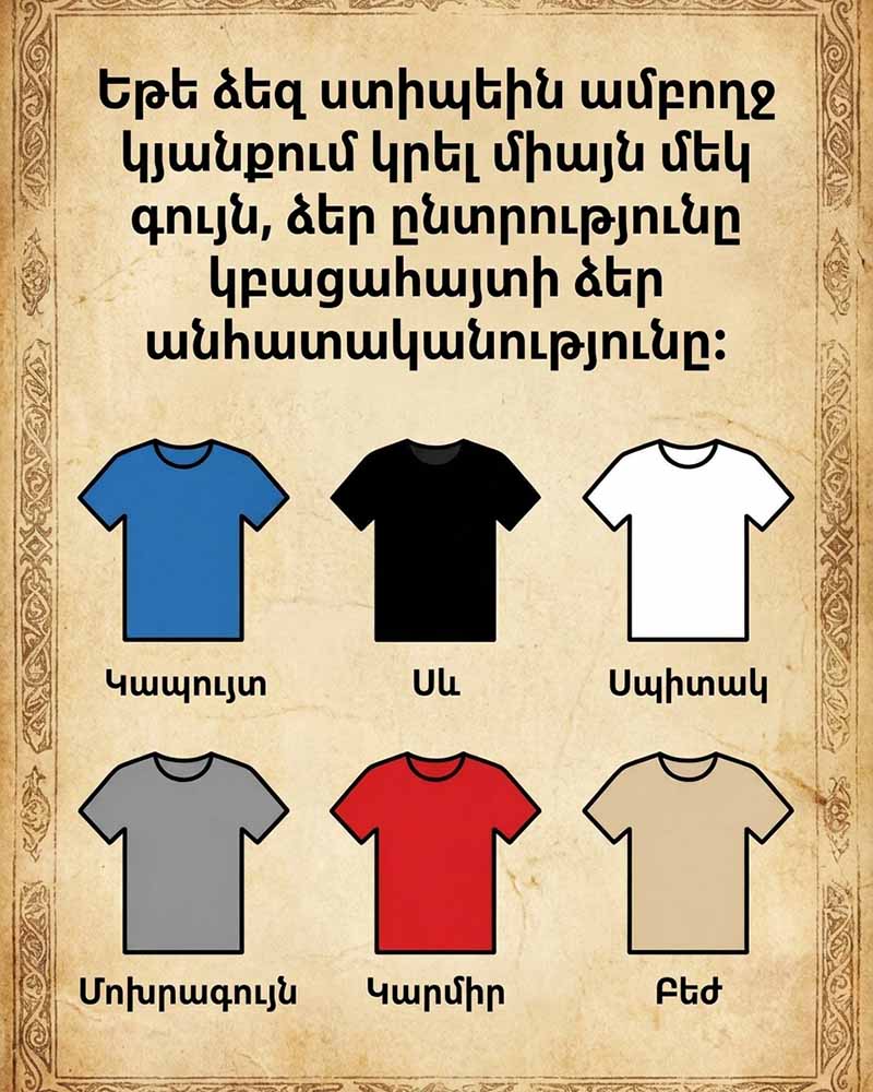 👗 ԻՆՉ ԿՊԱՏՄԻ ՁԵՐ ԲՆԱՎՈՐՈՒԹՅԱՆ ՄԱՍԻՆ ՀԱԳՈՒՍՏԻ ՍԻՐԵԼԻ ԳՈՒՅՆԸ 🎨