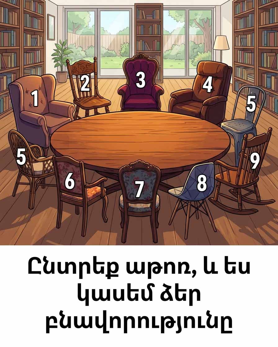 🪑 Ո՞Ր ԱԹՈՌԻՆ ԿՆՍՏԵԻՔ ԱՌԱՋԻՆԸ &mdash; ՁԵՐ ԸՆՏՐՈՒԹՅՈՒՆԸ ԿԲԱՑԱՀԱՅՏԻ ՁԵՐ ԲՆԱՎՈՐՈՒԹՅԱՆ ԳԱՂՏՆԻՔՆԵՐԸ 🪑