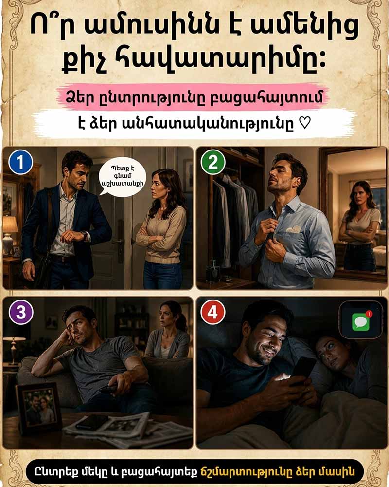 💔Ո՞Ր ԱՄՈՒՍԻՆՆ Է ԱՄԵՆԱՔԻՉԸ ՀԱՎԱՏԱՐԻՄ. ՁԵՐ ԸՆՏՐՈՒԹՅՈՒՆԸ ԿԲԱՑԱՀԱՅՏԻ ՁԵՐ ԲՆԱՎՈՐՈՒԹՅՈՒՆԸ💔