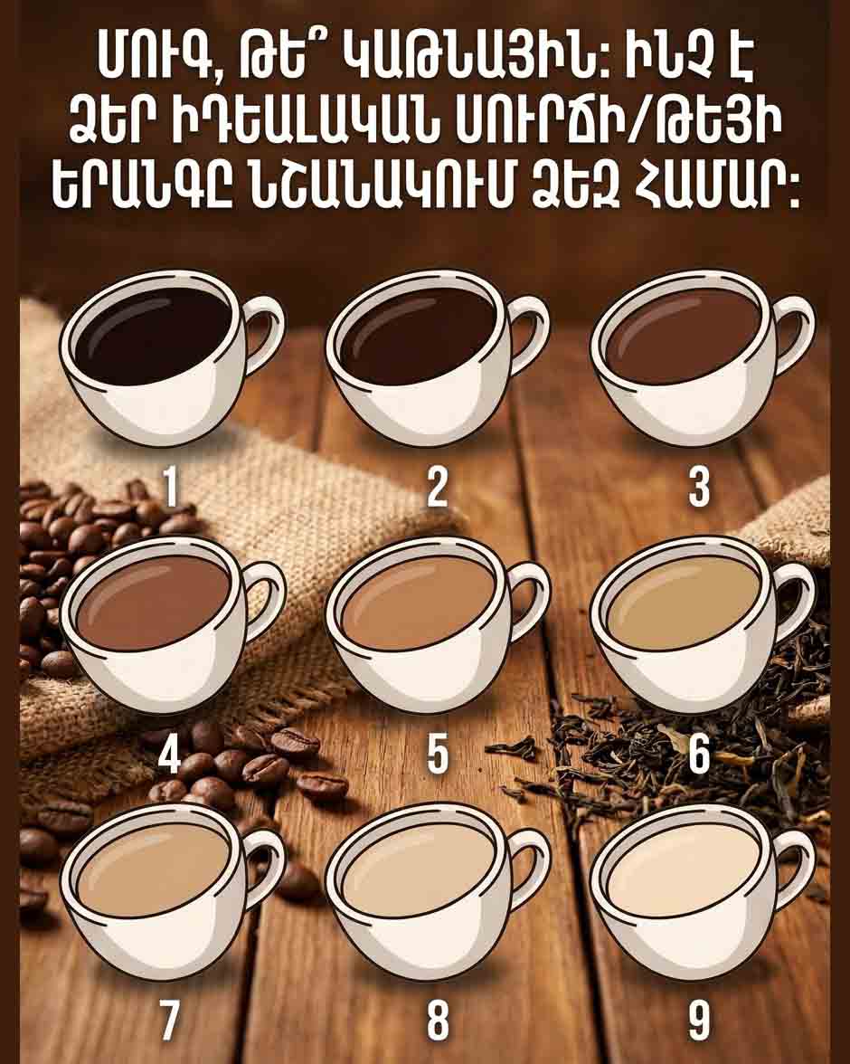 ☕️ ՄՈՒԳ, ԹԵ՞ ԿԱԹՆԱՅԻՆ. ԻՆՉ Է ՊԱՏՄՈՒՄ ՔՈ ՀՈԳՈՒ ԵՎ ՆՅԱՐԴԵՐԻ ՄԱՍԻՆ ՍՈՒՐՃԻ ԻԴԵԱԼԱԿԱՆ ԵՐԱՆԳԸ ☕️