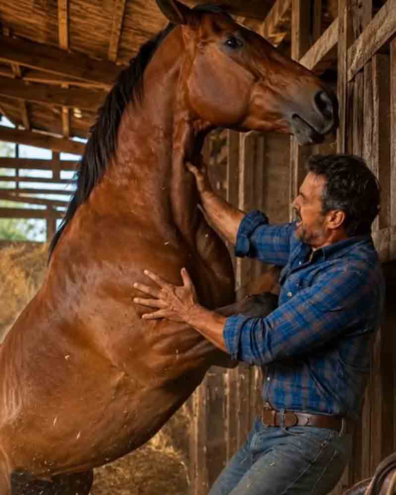 🐴 ՁԻՆ ՀԱՐՁԱԿՎԵՑ ԻՐ ՏԻՐՈՋ ՎՐԱ, ՈՎ ՄԵԾԱՑՐԵԼ ԷՐ ՆՐԱՆ ԾՆՎԱԾ ՕՐՎԱՆԻՑ, ԵՎ ԳՐԵԹԵ ՄԱՀԱՑՈՒ ՎՆԱՍՎԱԾՔՆԵՐ ՀԱՍՑՐԵՑ. ՏՂԱՄԱՐԴՆ ԱՐԴԵՆ ՀԱՄՈԶՎԱԾ ԷՐ, ՈՐ ՆԺՈՒՅԳԸ ԽԵԼԱԳԱՐՎԵԼ Է, ՄԻՆՉԵՎ ՉՊԱՐԶԵՑ ՆՐԱ ՍԱՐՍԱՓԵԼԻ ՎԱՐՔԱԳԾԻ ԻՐԱԿԱՆ ՊԱՏՃԱՌԸ 😱🐴